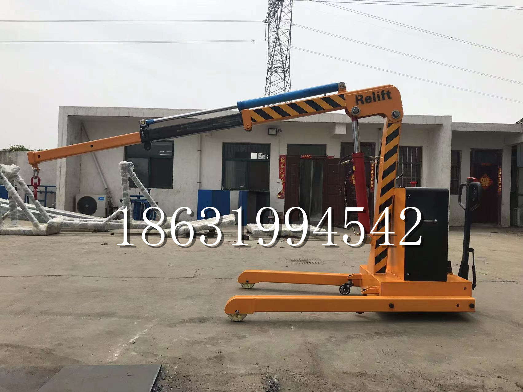 二道区久征定做3吨三轮随车吊 农用园林绿化移树吊 平板工程用小吊机